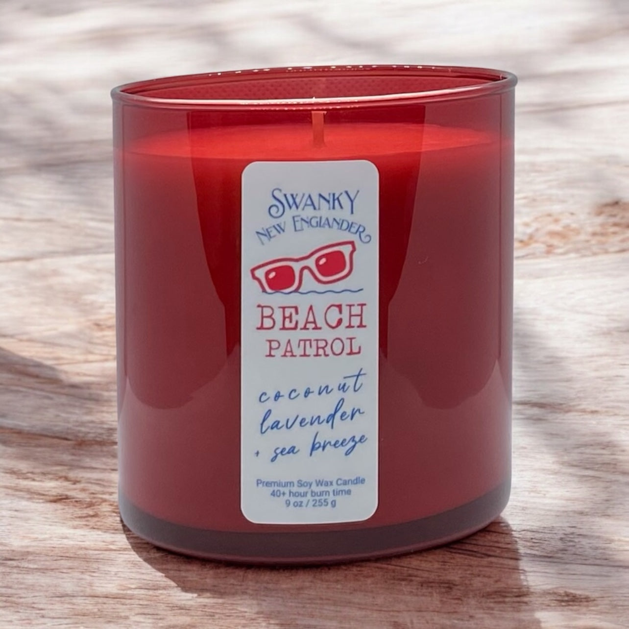 Beach Patrol | Sea Glass Candle
