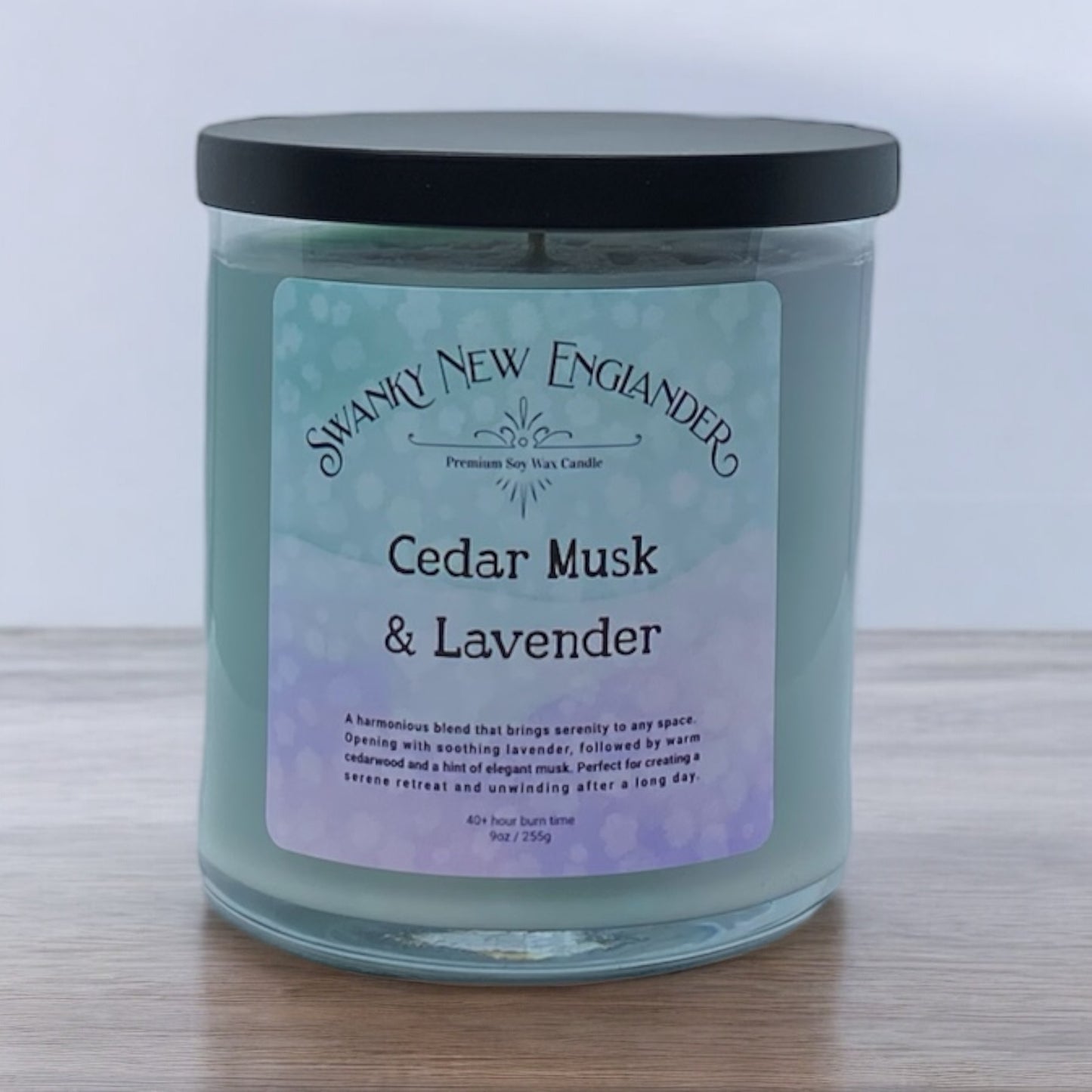 Cedar Musk & Lavender | Color-Drip Candle