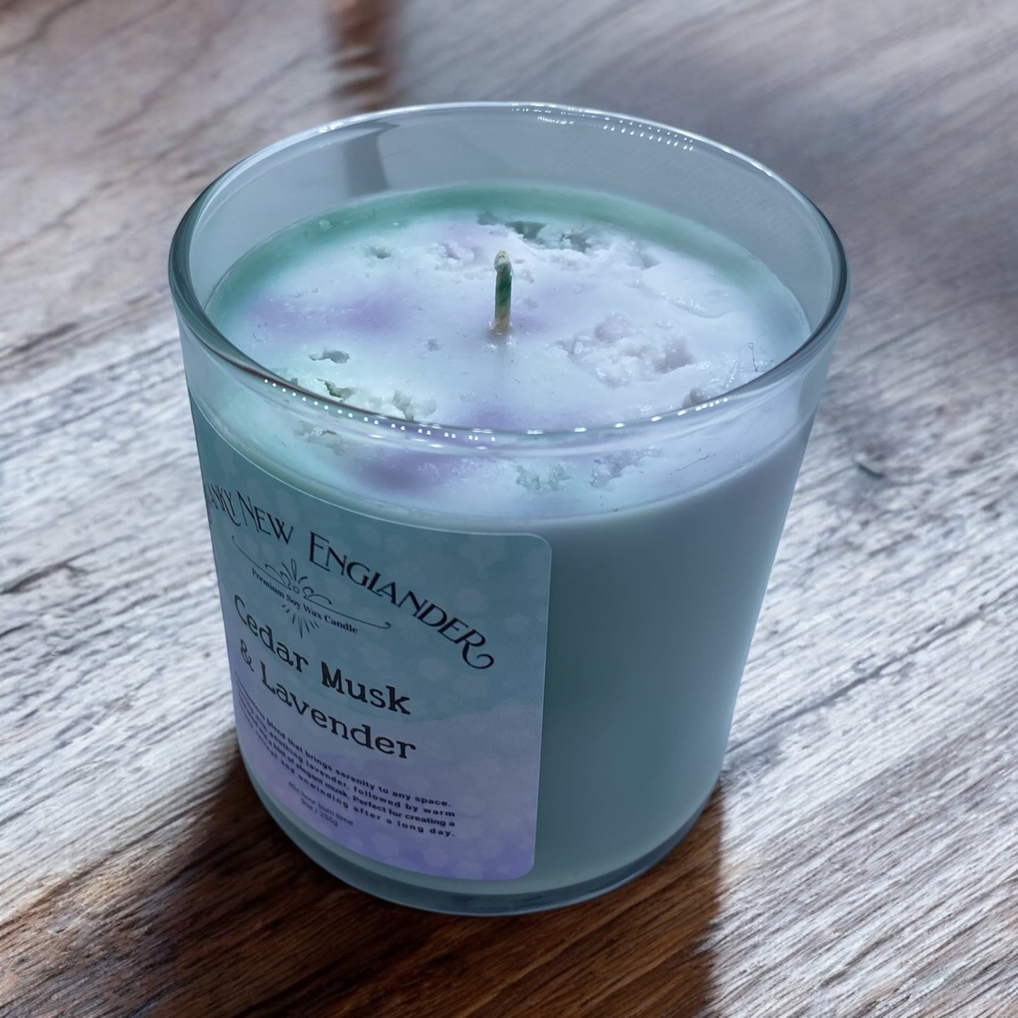 Cedar Musk & Lavender | Color-Drip Candle