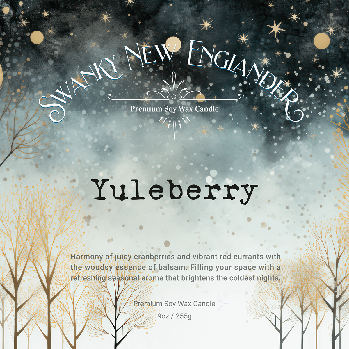 Yuleberry | Holiday Glass Tumbler Jar