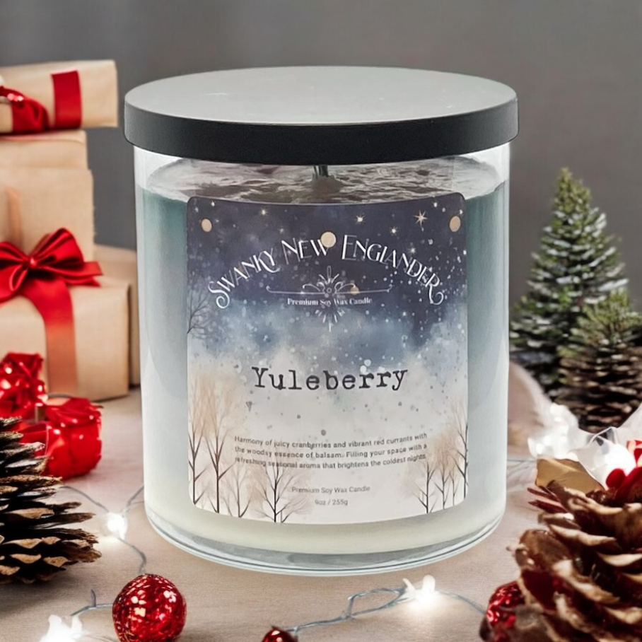 Yuleberry | Holiday Glass Tumbler Jar